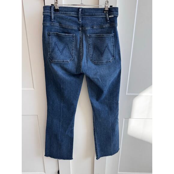 Mother The Hustler Patch Pocket Ankle Fray Jeans Sz 27 - Picture 12 of 12